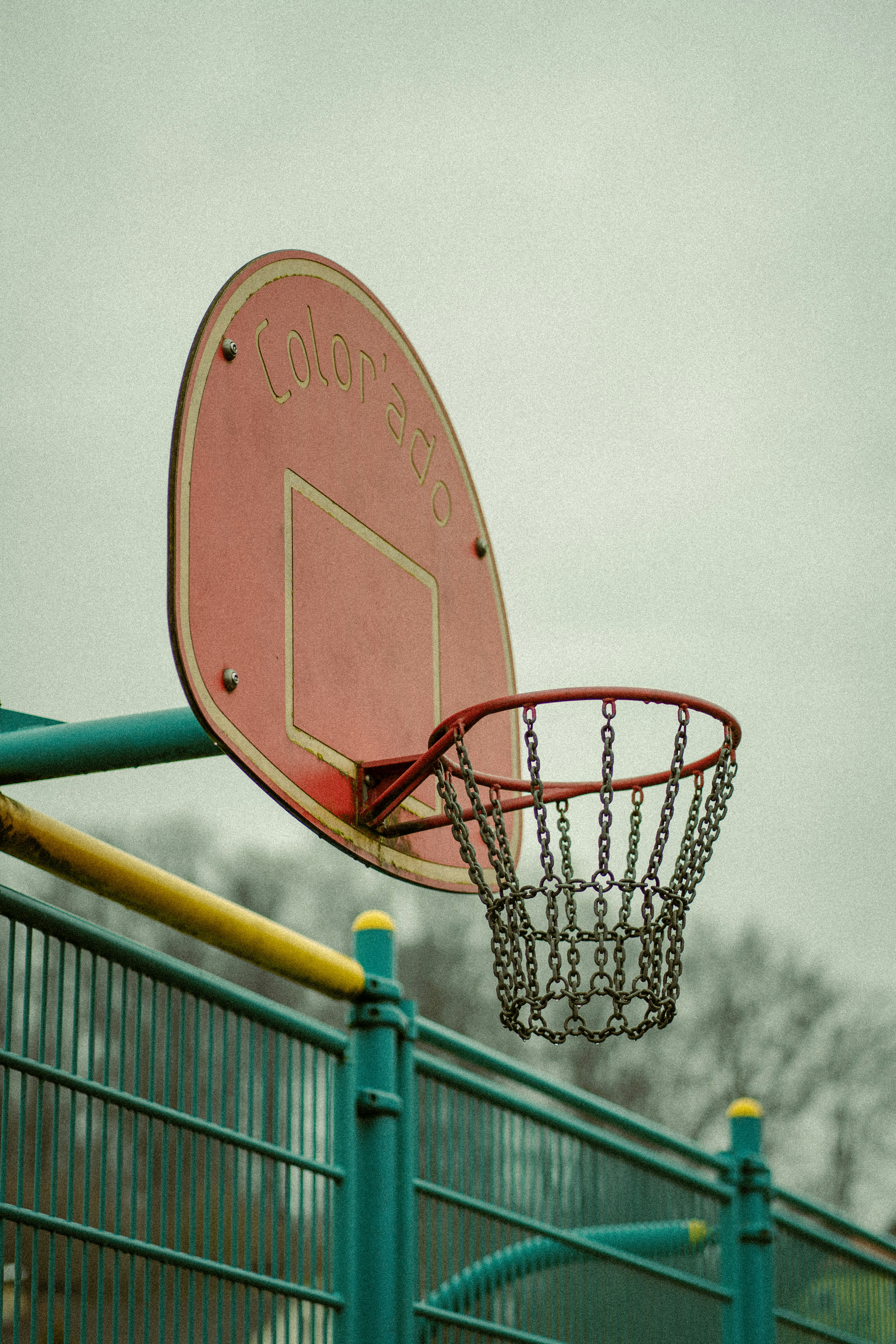 basketball hoop with basketball hoop